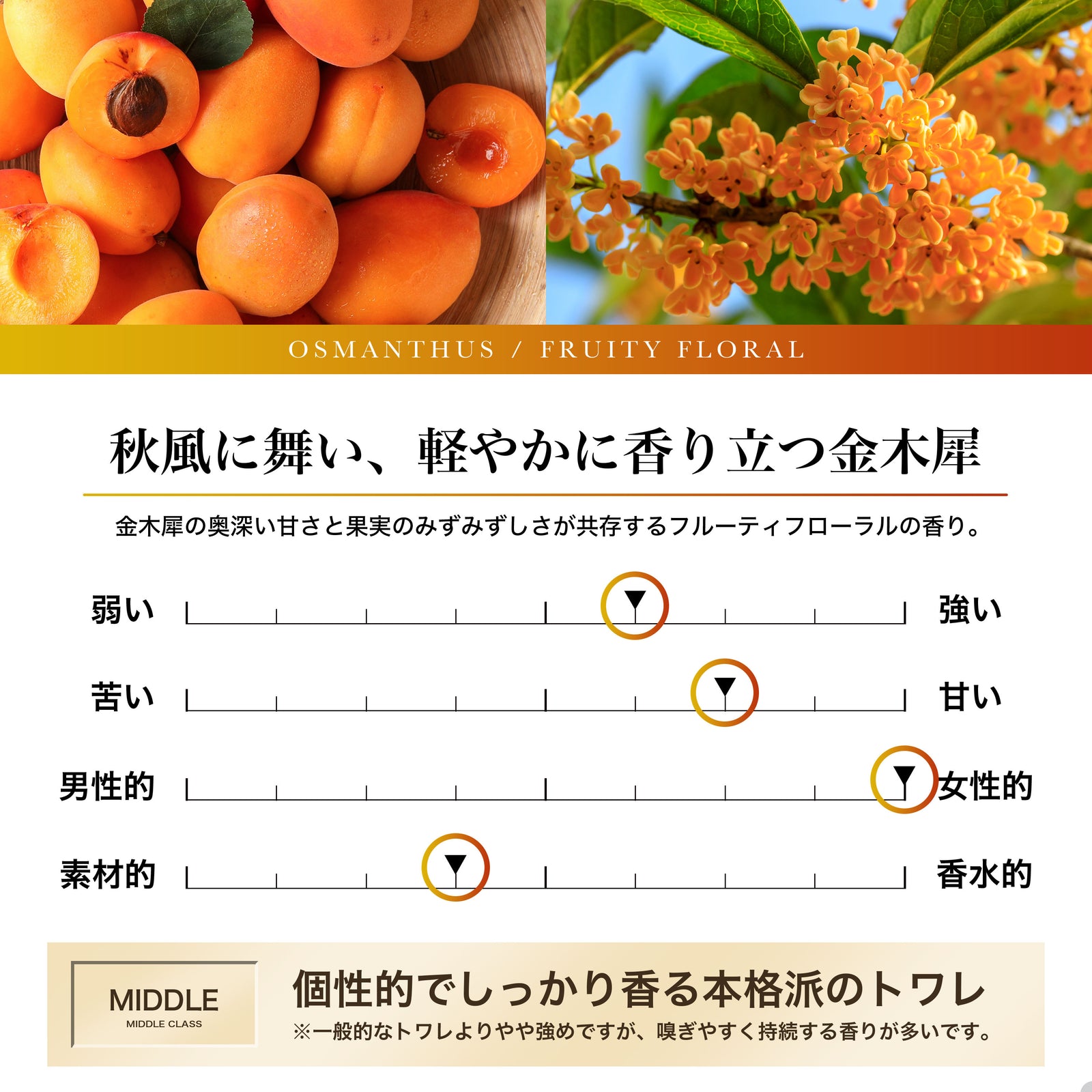 NILE 香水 オスマンサス 金木犀 フルーティフローラル メンズ