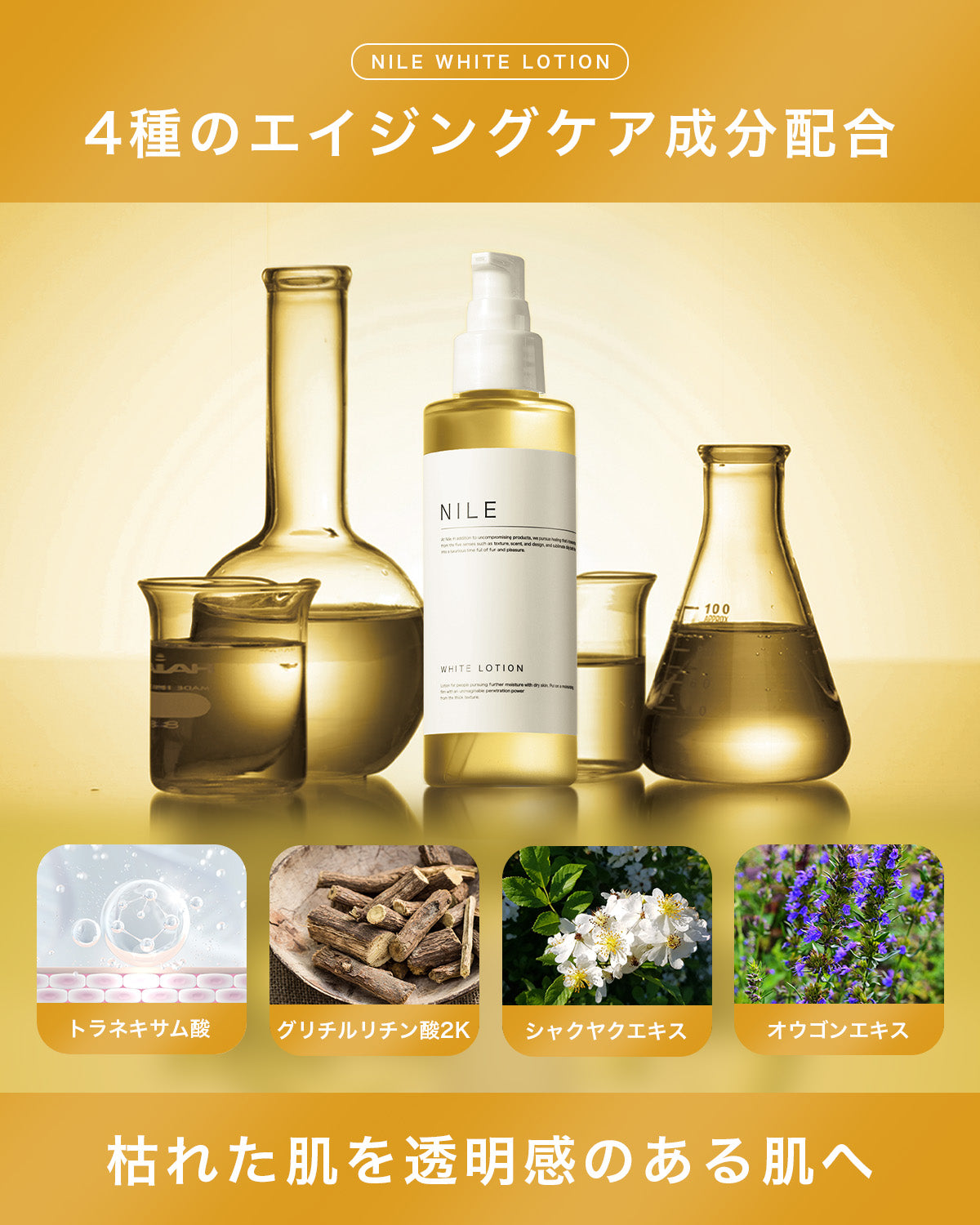 Nile ホワイトローション 高保湿化粧水 医薬部外品 – Nile official
