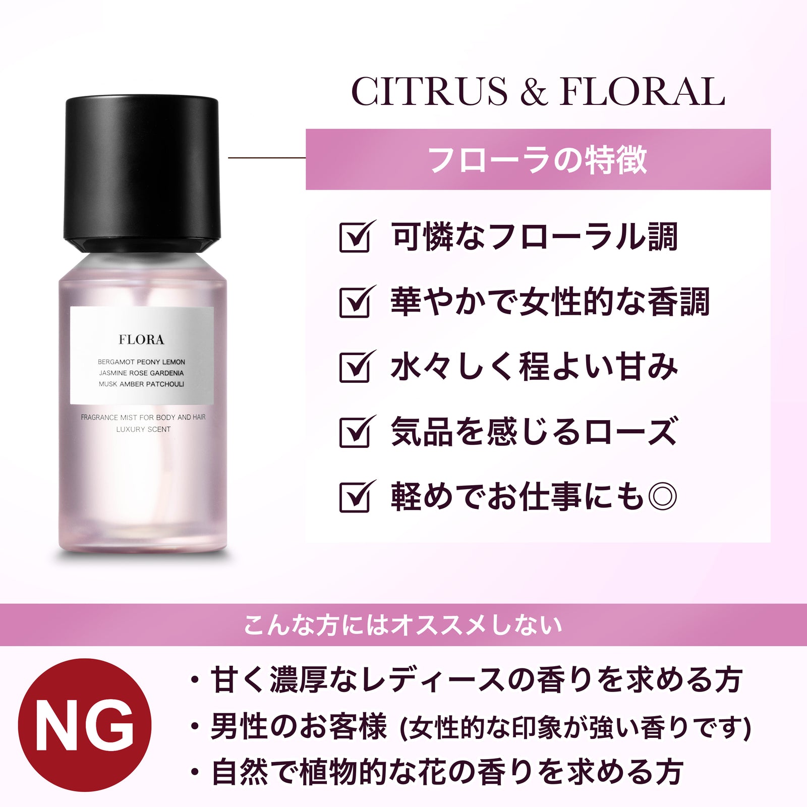 NILE 香水 フローラ ウォータリーフローラル ヘア＆ボディコロン 80ml