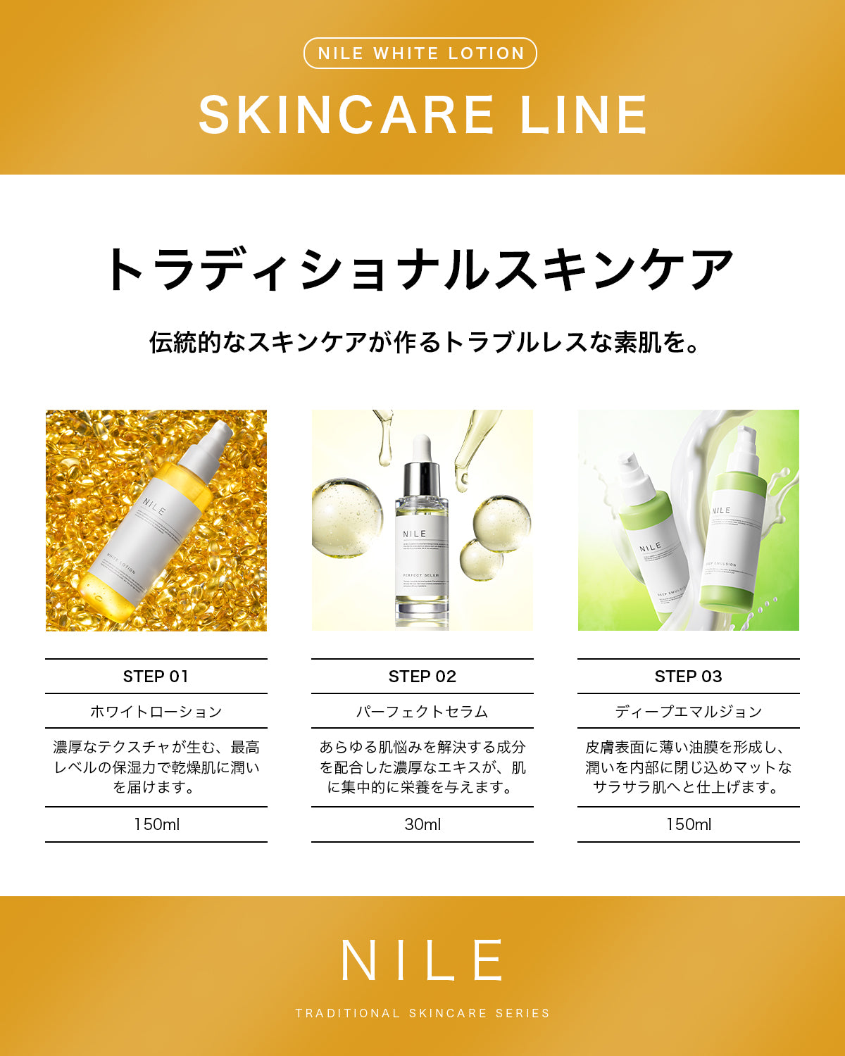 Nile ホワイトローション 高保湿化粧水 医薬部外品 – Nile official