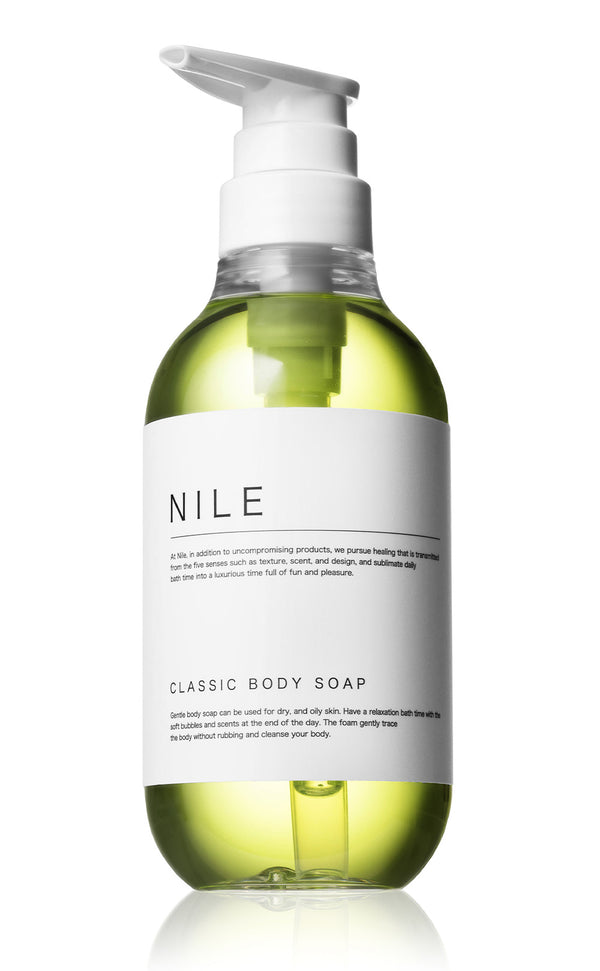 NILE クラシックボディーソープ 保湿 敏感肌 シャワーオイル400ml (グリーンティーの香り)