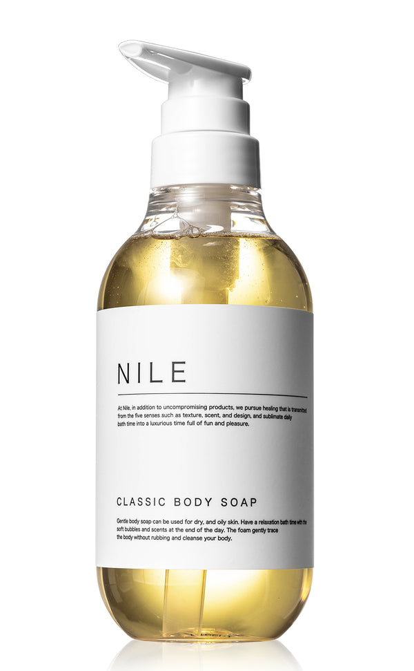 NILE クラシックボディーソープ 保湿 敏感肌 シャワーオイル400ml (ラフランス＆アップルの香り)