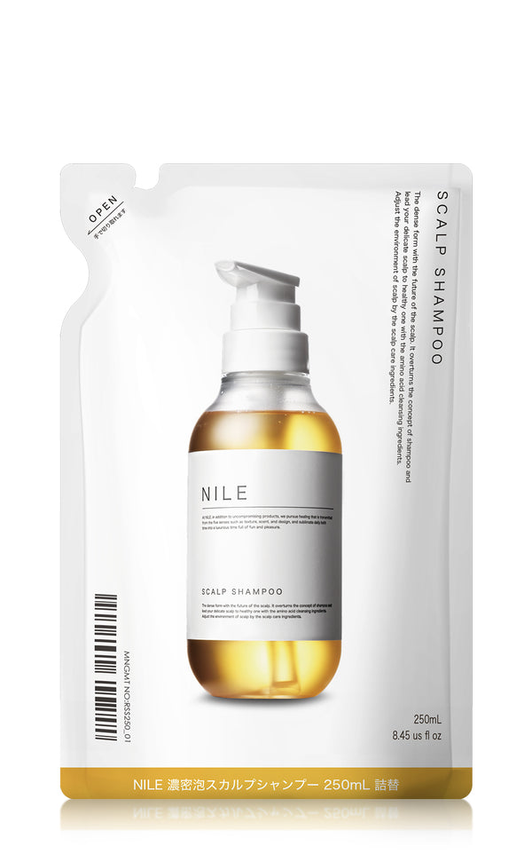 NILE 濃密泡スカルプシャンプー メンズ アミノ酸シャンプー ノンシリコン 詰め替え用