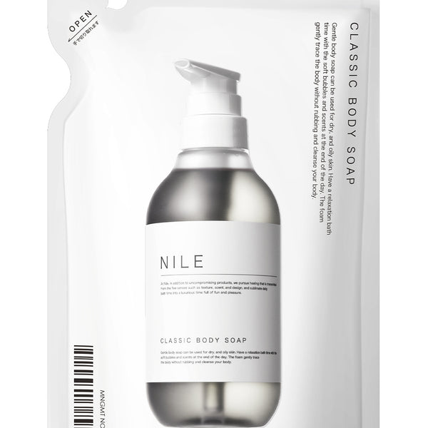 NILE クラシックボディーソープ 詰め替え用 370ml (サボンカシミアの