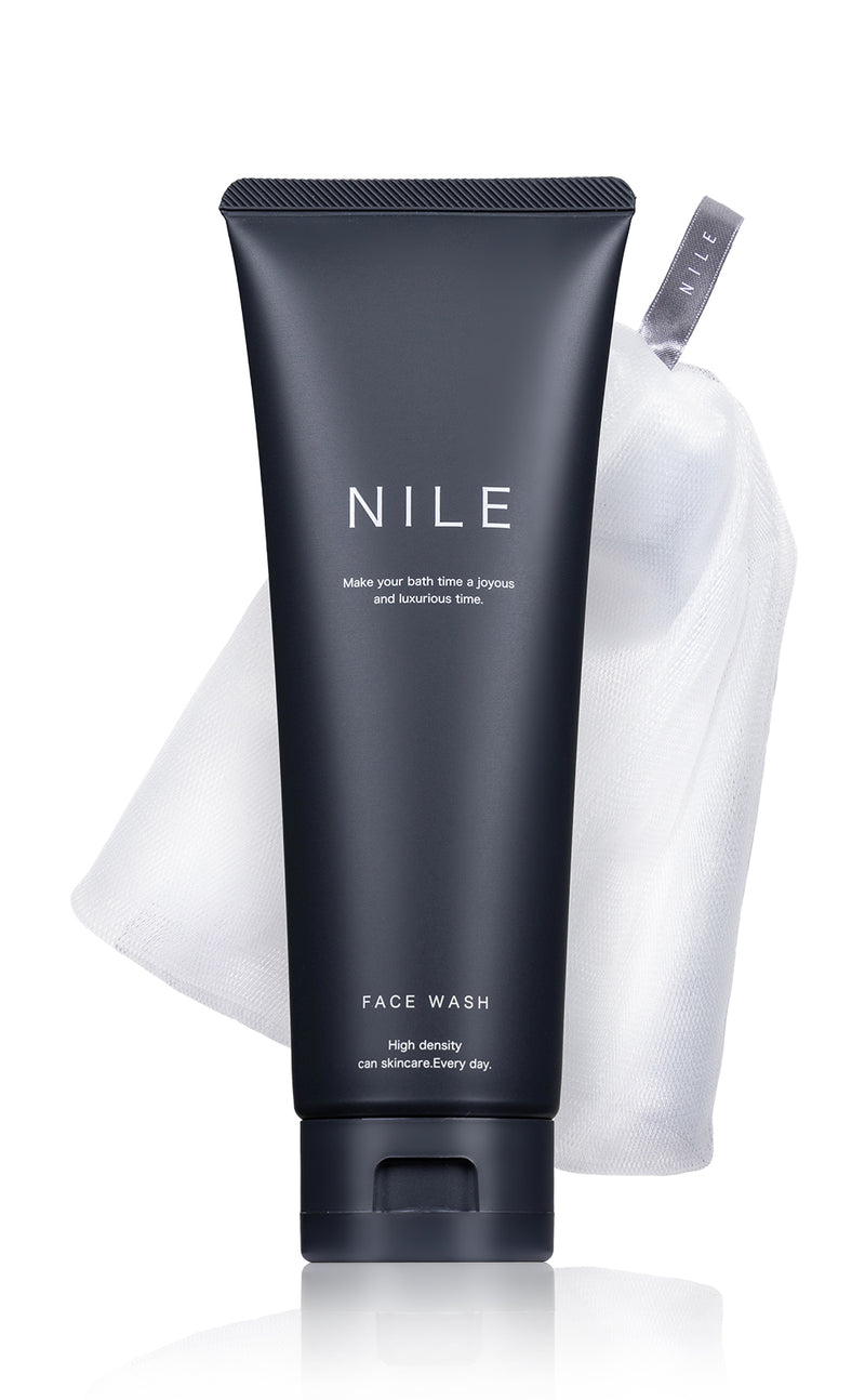NILE 濃密泡洗顔 クリーム洗顔せっけん (洗顔ネット付き) – Nile official