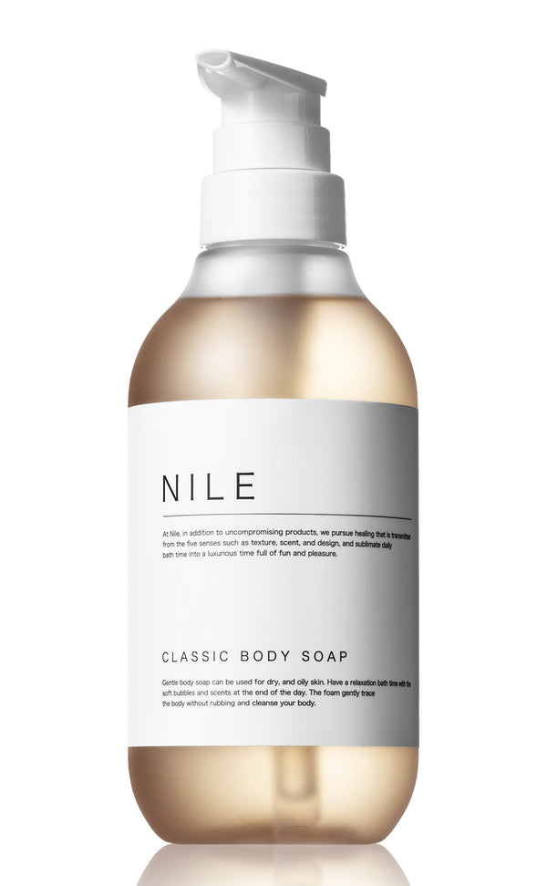 NILE クラシックボディーソープ 保湿 敏感肌 シャワーオイル400ml (ホワイトサボンの香り)