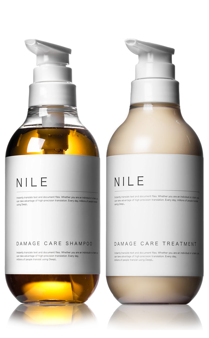 NILE ダメージケア シャンプー トリートメント セット各400ml – Nile ...