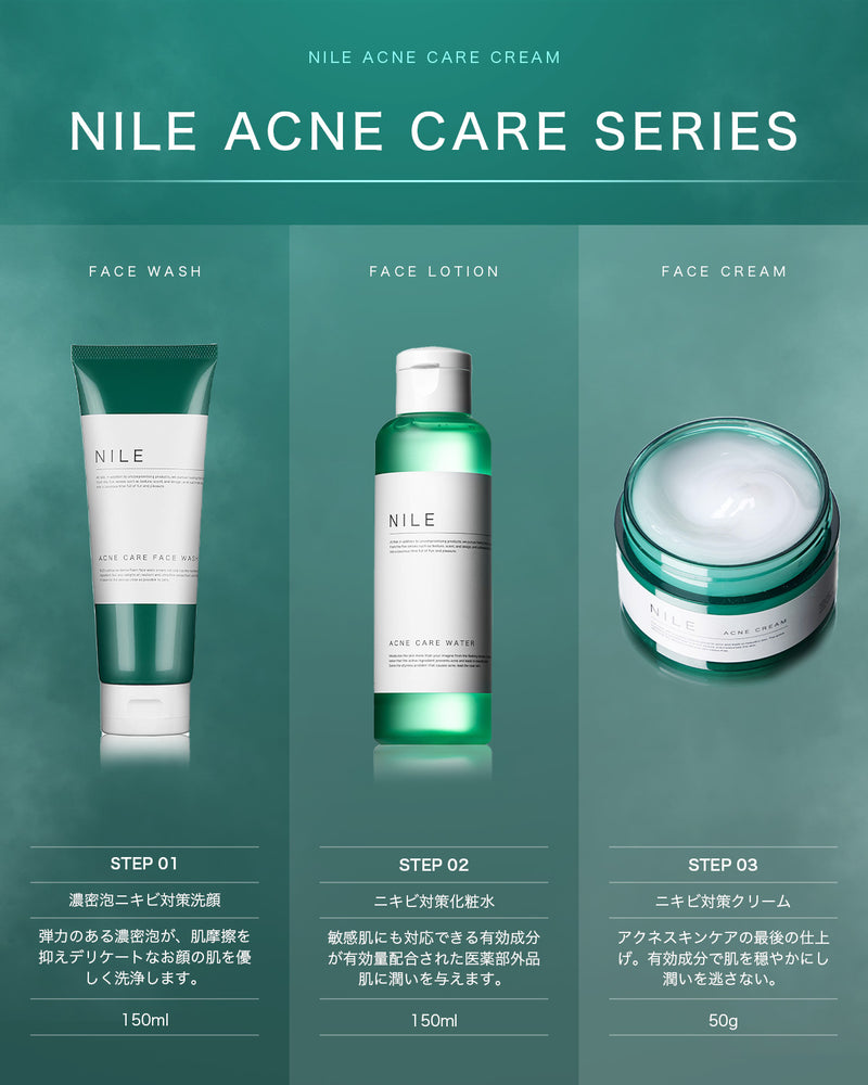 NILE ニキビ パック メンズ レディース ナイトケア 医薬部外品 30枚入り